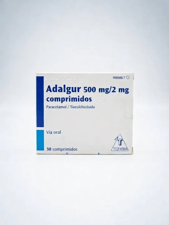 Адалгур (Adalgur) — парацетамол 500 мг + тиоколхикозид 2 мг, 30 таблеток
