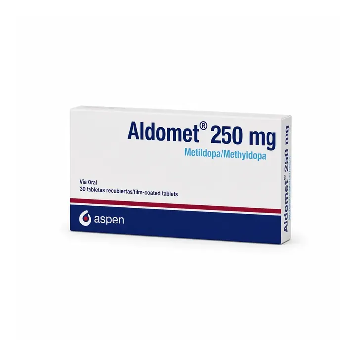 Альдомет (Aldomet) — Метилдопа, 250 мг, 30 таблеток