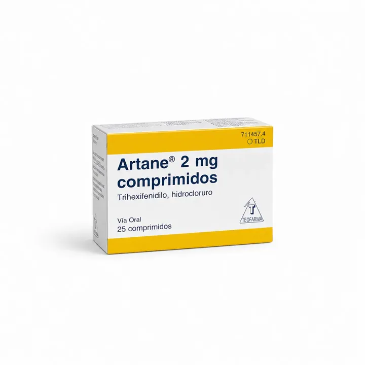 Артан (Artane) — тригексифенидил 2 мг, 25 таблеток