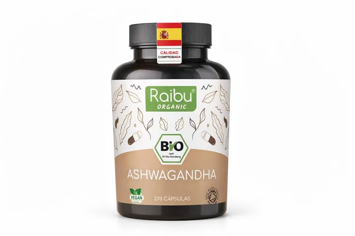 Ашваганда (Ashwagandha) Raibu Organic — 270 капсул