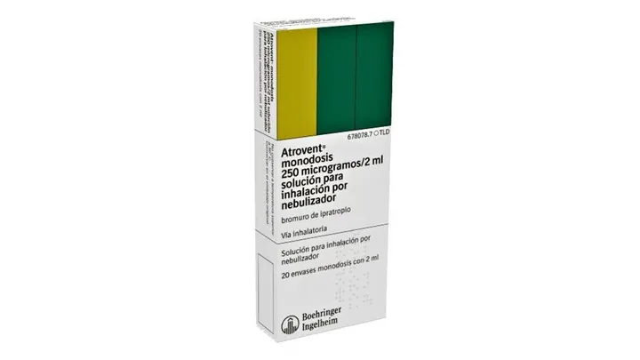 Атровент Монодоз (Atrovent Monodosis) — ипратропия бромид 250 мкг/2 мл, 20 ампул