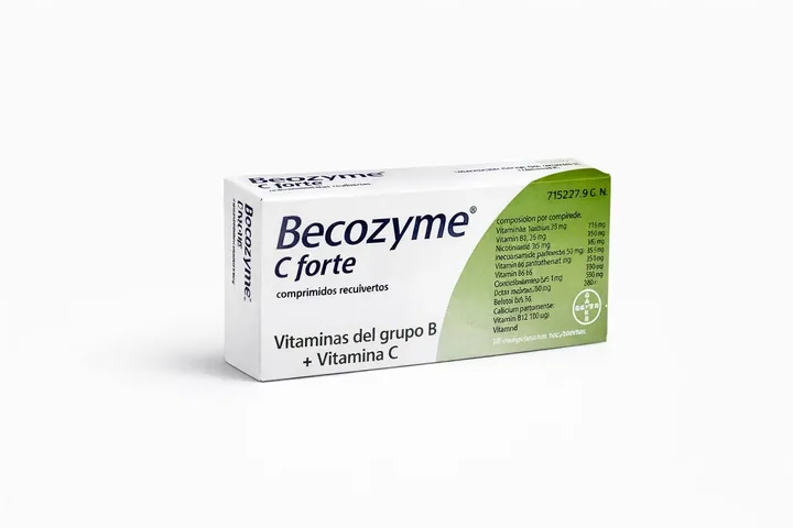 Бекозим C Форте (Becozyme C Forte) — витамины группы B + витамин C, 30 таблеток