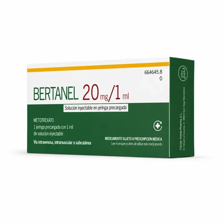 Бертанел (Bertanel) — метотрексат 20 мг/1 мл, 1 предзаполненный шприц