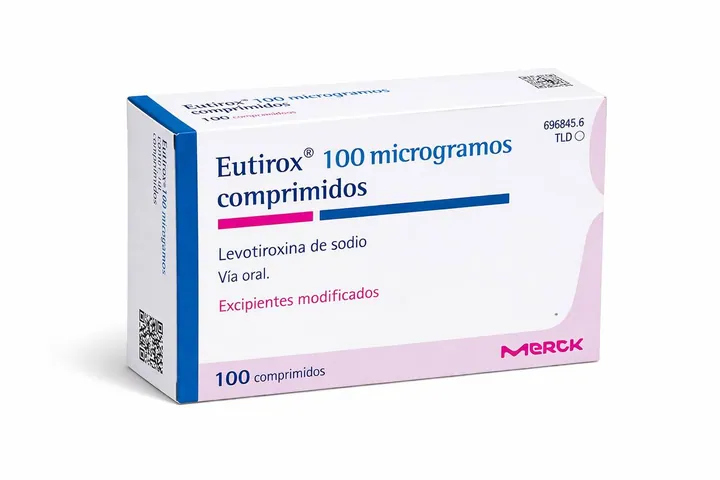 Эутирокс (Euthyrox) — левотироксин 100 мкг, 100 таблеток