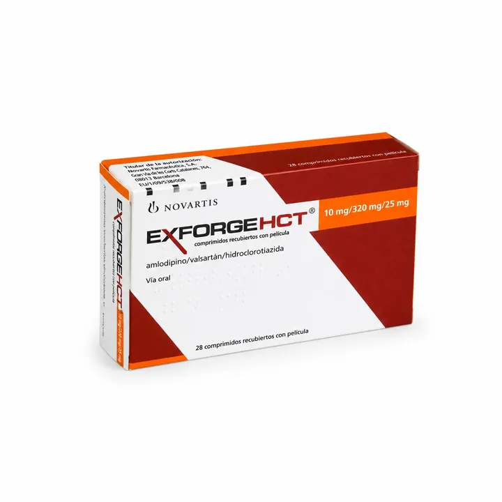 Эксфорж ГКТ (Exforge HCT) 10/320/25 мг — 28 таблеток