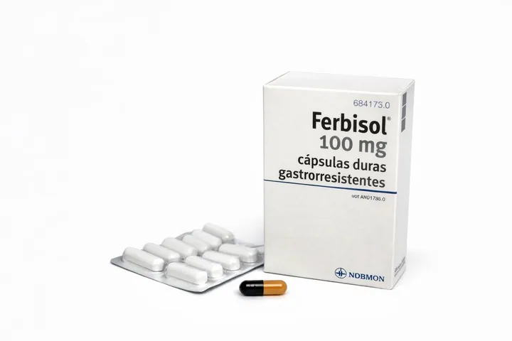 Фербисол (Ferbisol) — железо 100 мг, 50 гастрорезистентных капсул