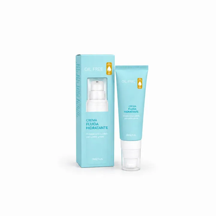 Deliplus Oil Free — увлажняющий флюид-крем для лица, 50 мл