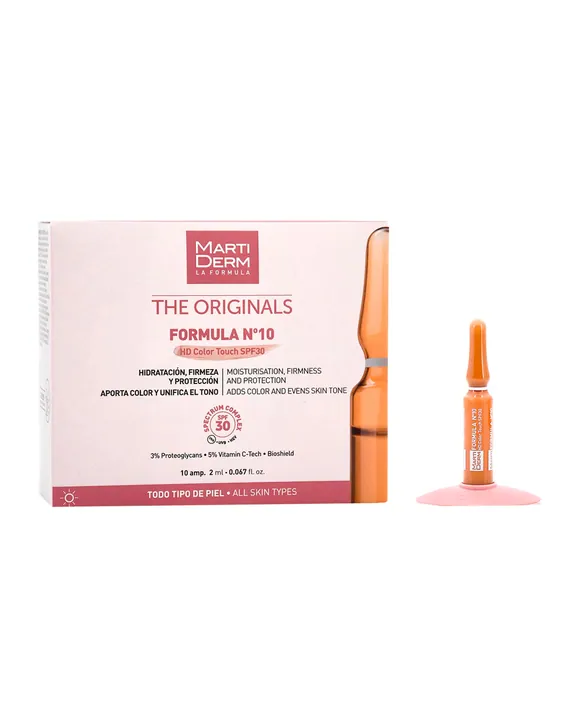 Formula Nº10 HD Color Touch SPF 30 ампулы MartiDerm (The Originals)