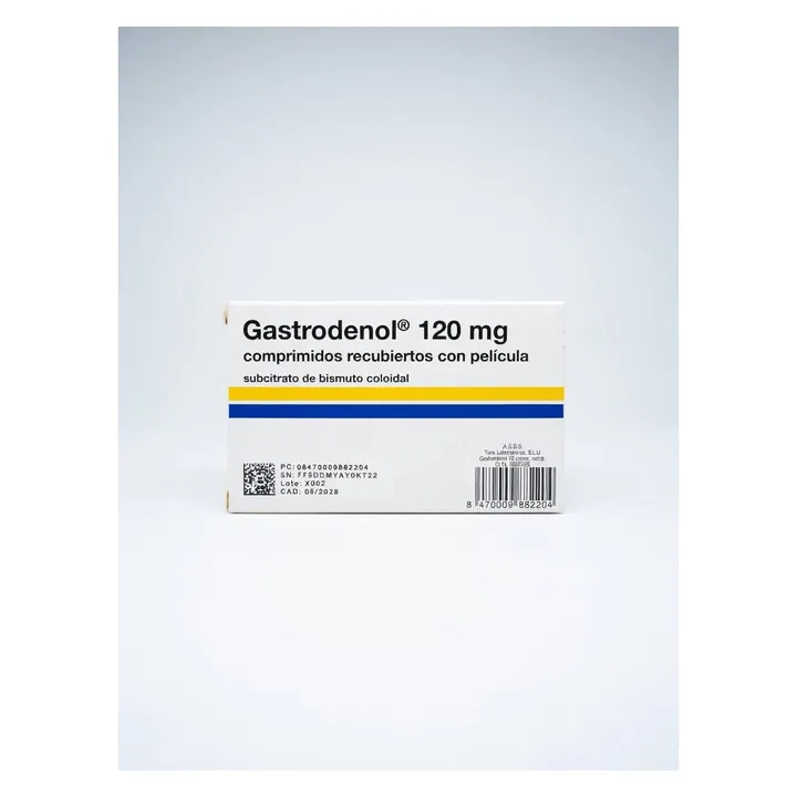 Гастроденол (Gastrodénol) — коллоидный субцитрат висмута 120 мг, таблетки, 50 таблеток