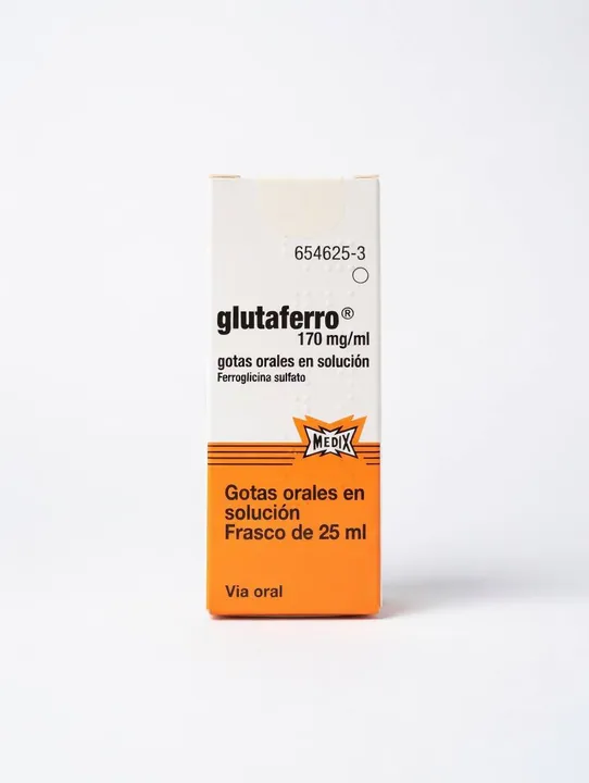 Глутаферро (Glutaferro) — ферроглицин сульфат 170 мг/мл, капли для приёма внутрь, 25 мл