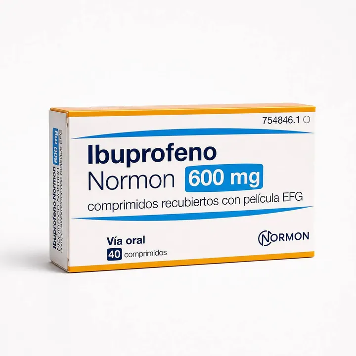 Ибупрофен Нормон (Ibuprofeno Normon) — 600 мг, 40 таблеток