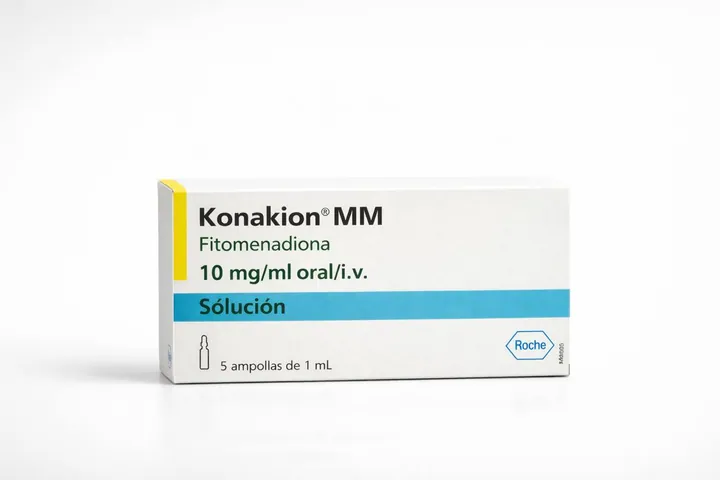 Конакион (Konakion) — фитоменадион (витамин K1) 10 мг/мл, 5 ампул по 1 мл