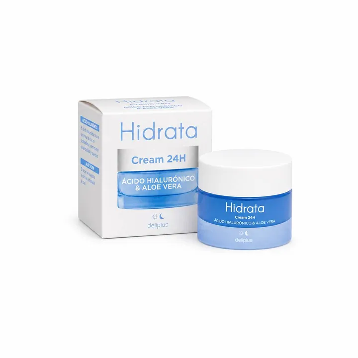 Deliplus Hidrata — крем с гиалуроновой кислотой и алоэ вера, 50 мл