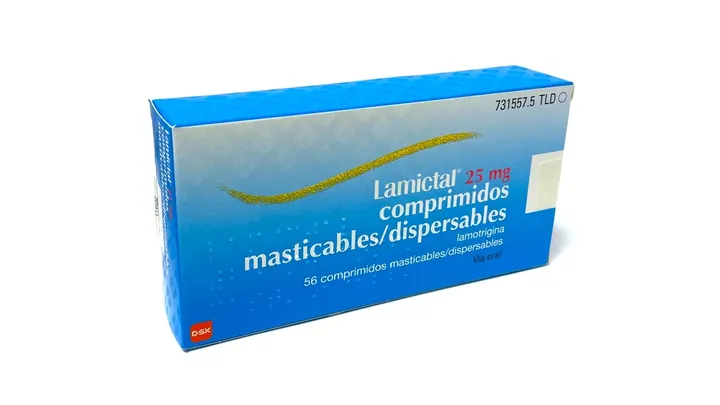 Ламиктал (Lamictal) — ламотриджин 100 мг, 56 жевательных/диспергируемых таблеток