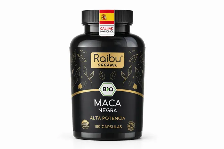 Мака чёрная (Maca Negra) Raibu Organic — 180 капсул