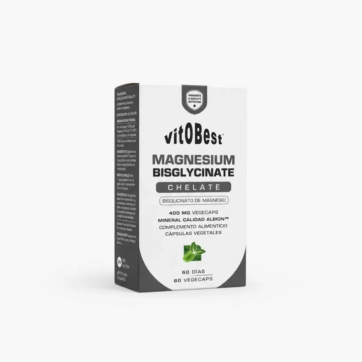 Бисглицинат магния VitOBest — 500 мг, 60 растительных капсул