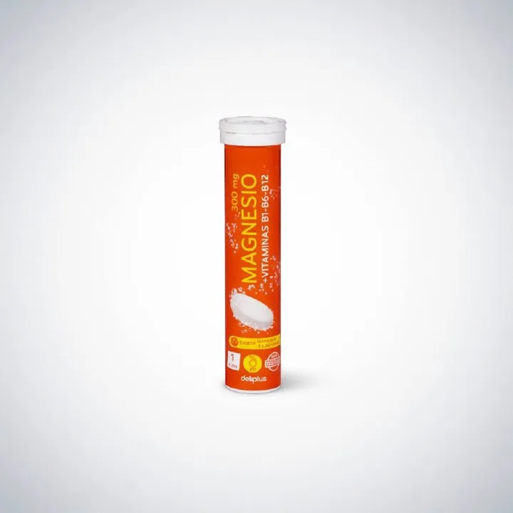 Магний 300 мг + витамины B1, B6, B12 Deliplus — 20 шипучих таблеток