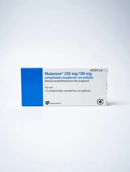 Маларон (Malarone) — атоваквон 250 мг + прогуанил 100 мг, 12 таблеток