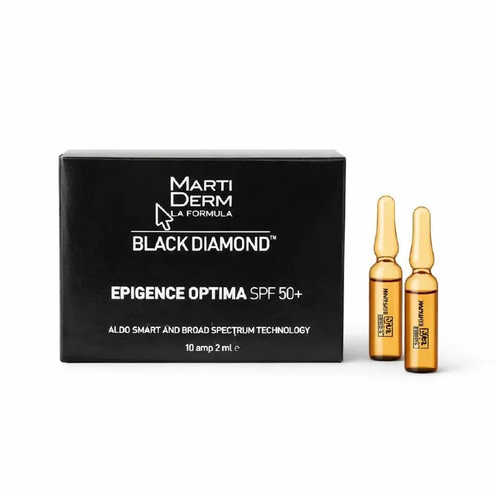 MartiDerm Black Diamond Epigence Optima SPF 50+ ампулы 2 mL №10 | Испания