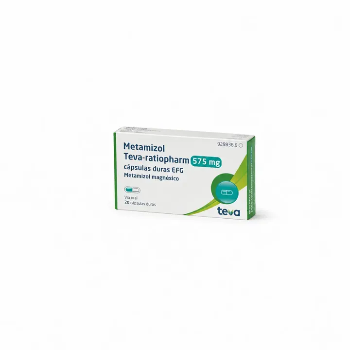 Метамизол Teva-ratiopharm — 575 мг, 20 твёрдых капсул