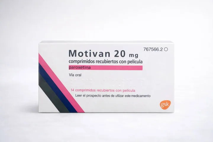 Мотиван (Motivan) — пароксетин 20 мг, 14 таблеток