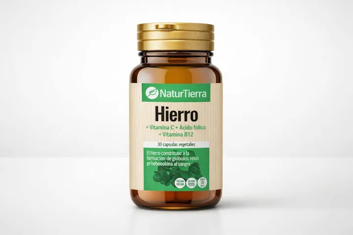 Железо NaturTierra — 30 капсул