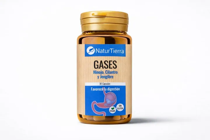 От газов NaturTierra — растительный комплекс, 30 капсул