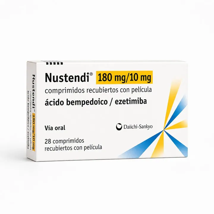 Нустенди (Nustendi) — бемпедоевая кислота и эзетимиб 180/10 мг, 28 таблеток