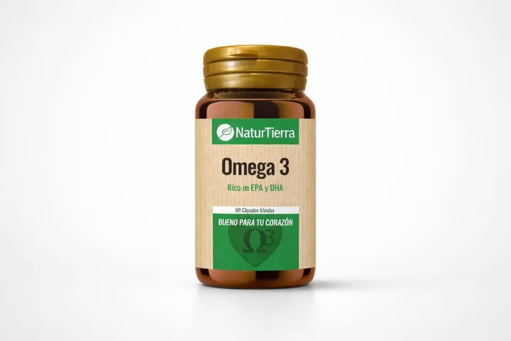 Омега-3 NaturTierra — EPA + DHA, 80 мягких капсул
