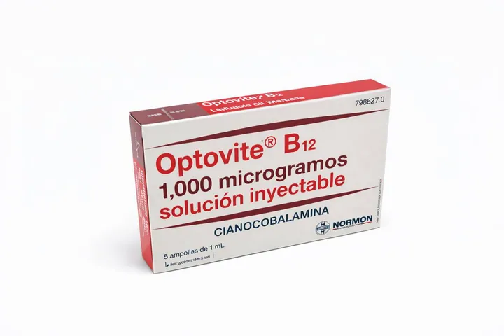 Оптовит B12 1000 мкг ампулы 5 × 2мл / Optovite B12 1000 mcg ampoules 5 × 1 ml
