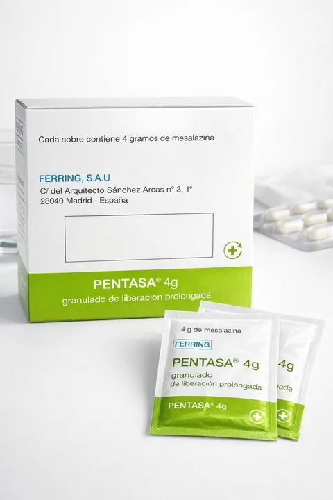 Пентаса (Pentasa) — месалазин 4 г, 30 саше
