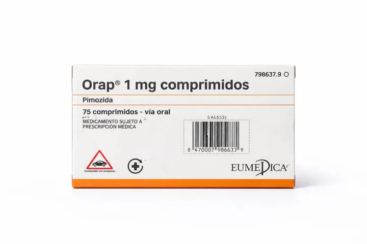 Орап (Orap) — пимозид 1 мг, 75 таблеток