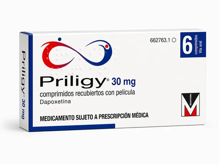 Прилиджи (Priligy) — дапоксетин 30 мг, 6 таблеток