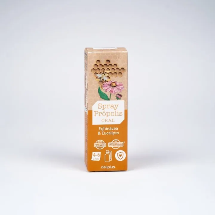 Делиплюс Прополис (Deliplus Própolis) — спрей для горла с эхинацеей и эвкалиптом