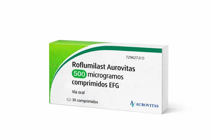 Рофлумиласт Ауровитас (Roflumilast Aurovitas) — 500 мкг, 30 таблеток