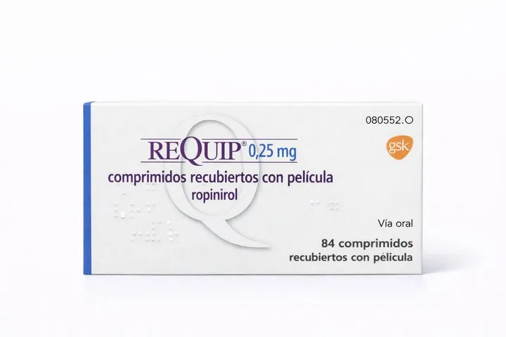 Реквип (Requip) — ропинирол 0,25 мг, 84 таблетки