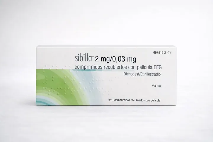 Сибилла (Sibilla) — диеногест 2 мг + этинилэстрадиол 0,03 мг, 63 таблетки
