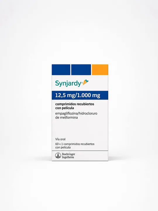 Синжарди (Synjardy) 12,5/1000 мг — эмпаглифлозин и метформин, 60 таблеток