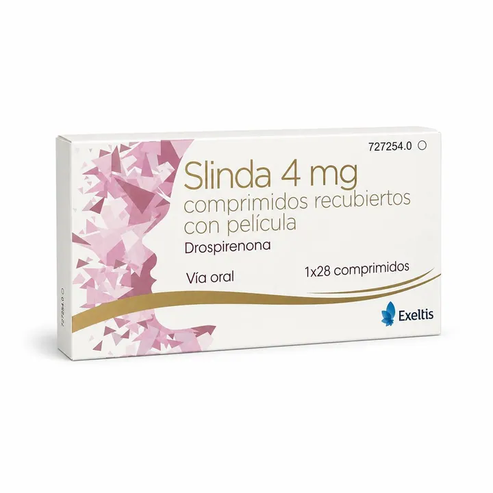 Слинда (Slinda) — Дроспиренон, 4 мг, 28 таблеток