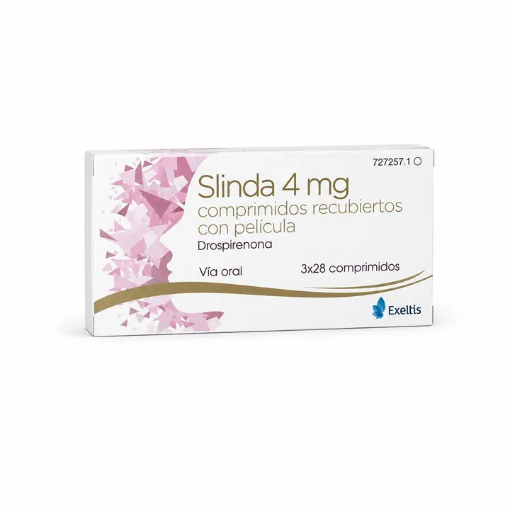 Слинда (Slinda) — Дроспиренон, 4 мг, 84 таблетки (3×28)