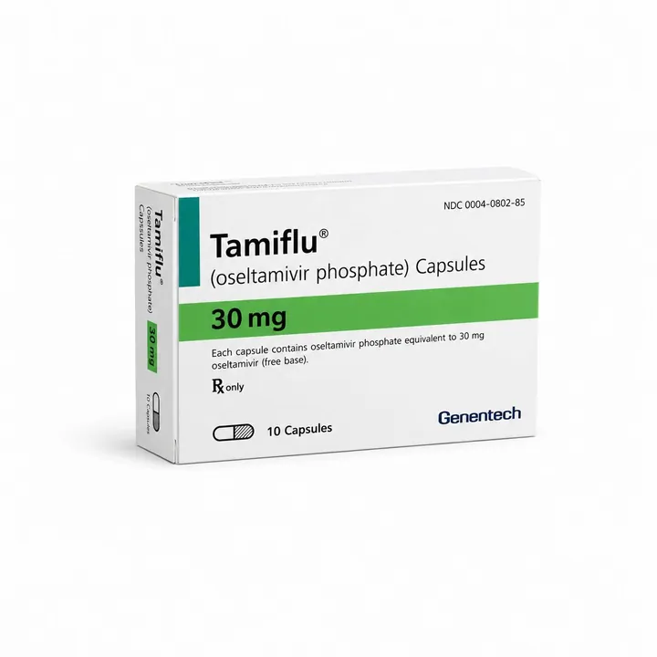 Тамифлю (Tamiflu) — осельтамивир 30 мг, 10 капсул