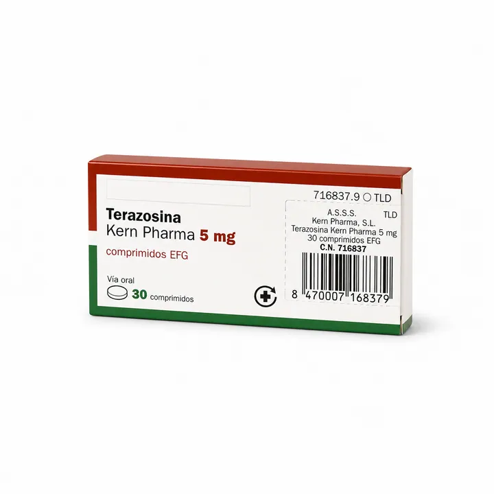 Теразозин Керн Фарма (Terazosina Kern Pharma) 5 мг — 30 таблеток