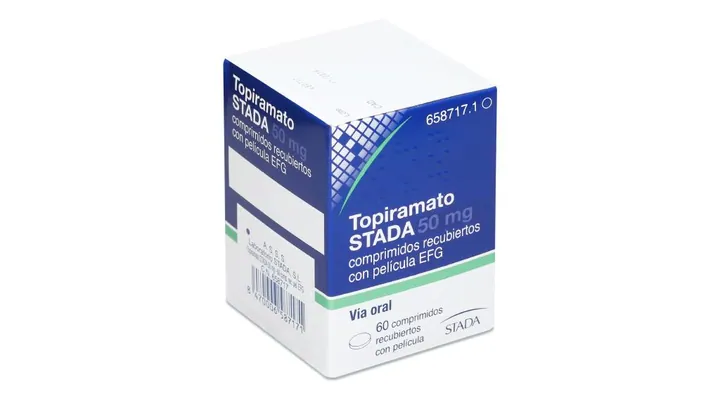 Топирамат STADA (Topiramato STADA) — 50 мг, 60 таблеток