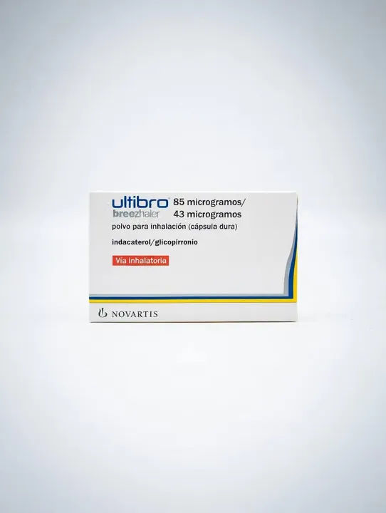 Улунар Бризхалер (Ulunar Breezhaler) — индакатерол/гликопирроний 85/43 мкг, порошок для ингаляций, 30 капсул + ингалятор