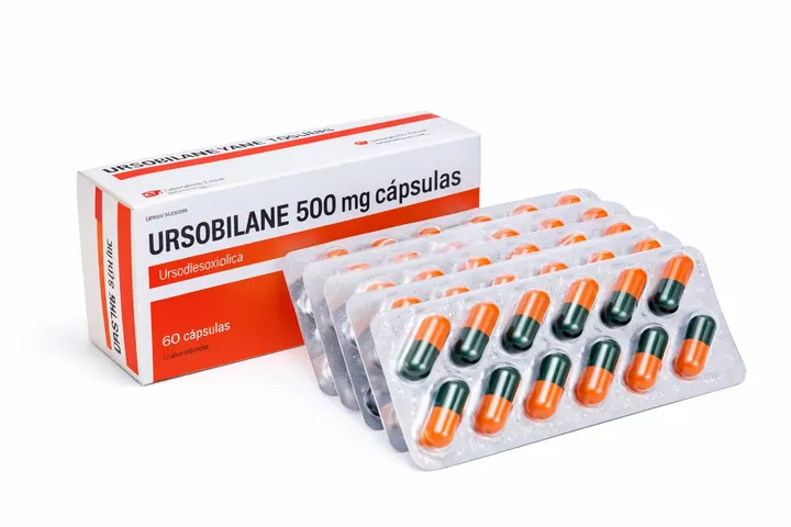 Урсобилан (Ursobilane) — урсодезоксихолевая кислота 500 мг, 60 капсул