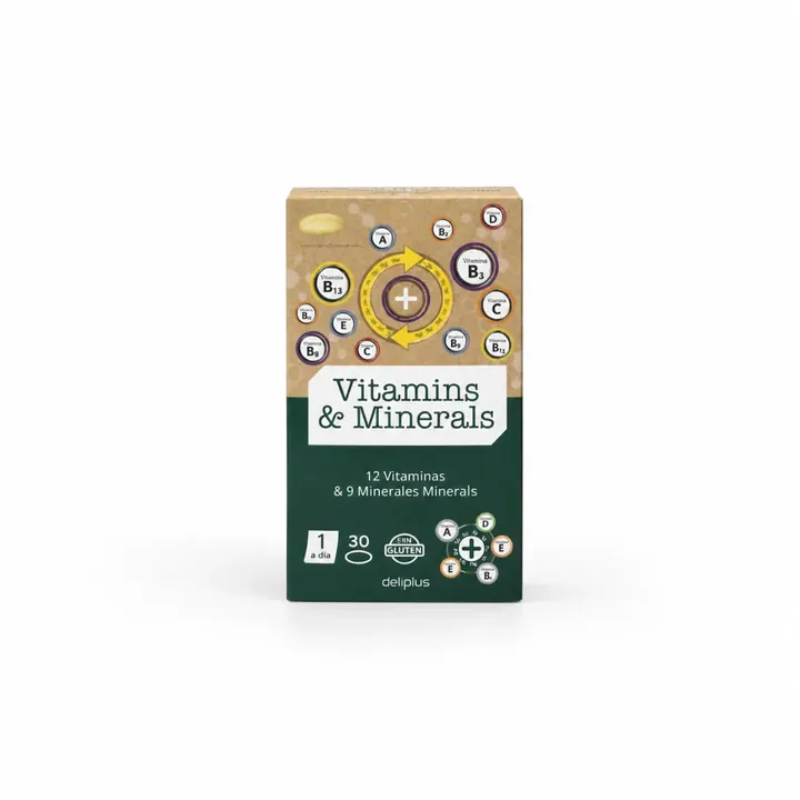 Deliplus Vitamins & Minerals — комплекс витаминов и минералов, 30 таблеток
