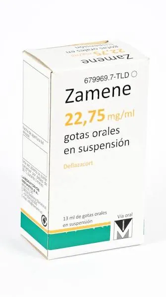 Замене (Zamene) — дефлазакорт 22,75 мг/мл, капли для приема внутрь, суспензия 13 мл
